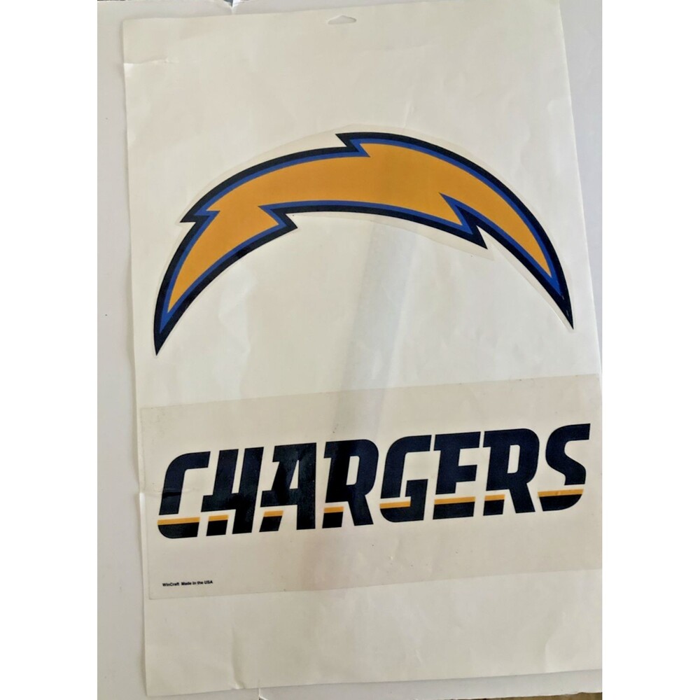 Vintage San Diego Chargers Decals Stickers Window Decal Car Truck Auto Logo
